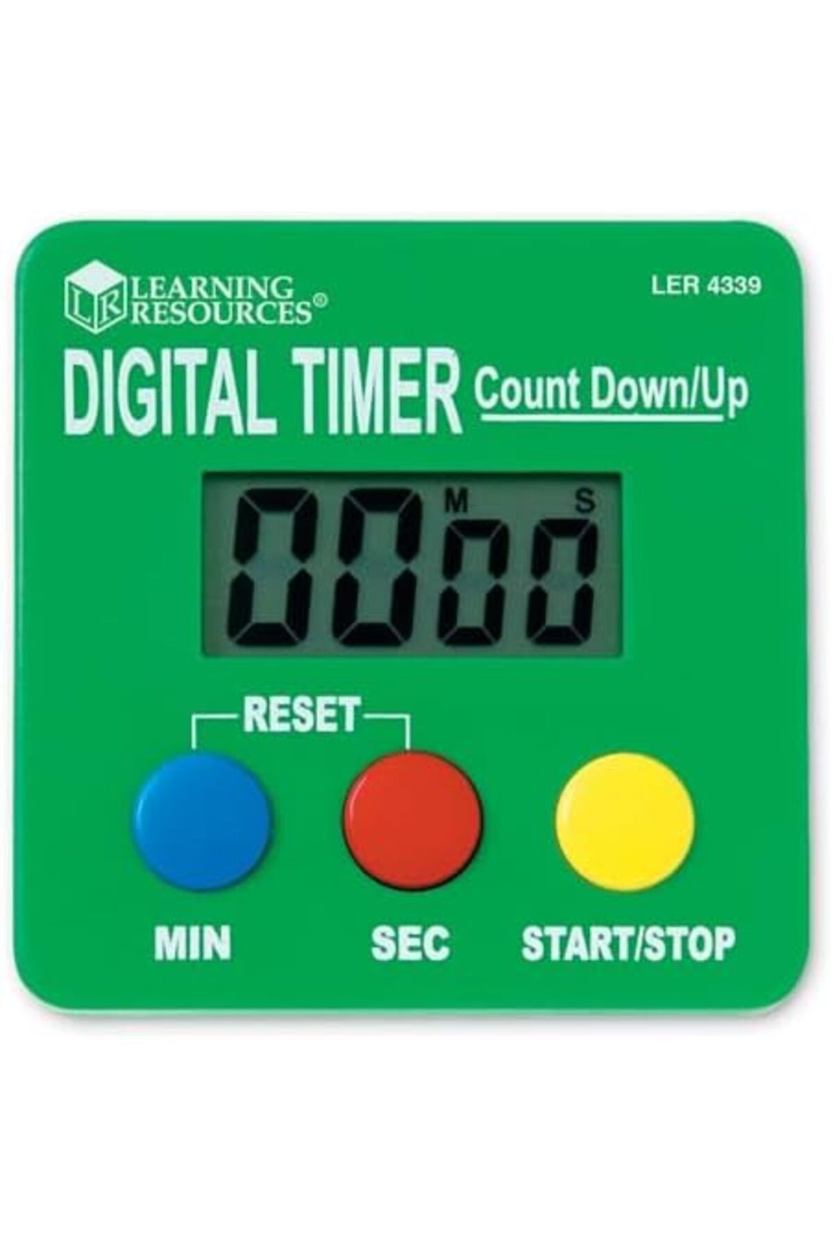 Learning Resources-Learning Resources Digital Timer, Count Down/Up, Displays Seconds/Minutes, Ages 5+, Multicolor 3