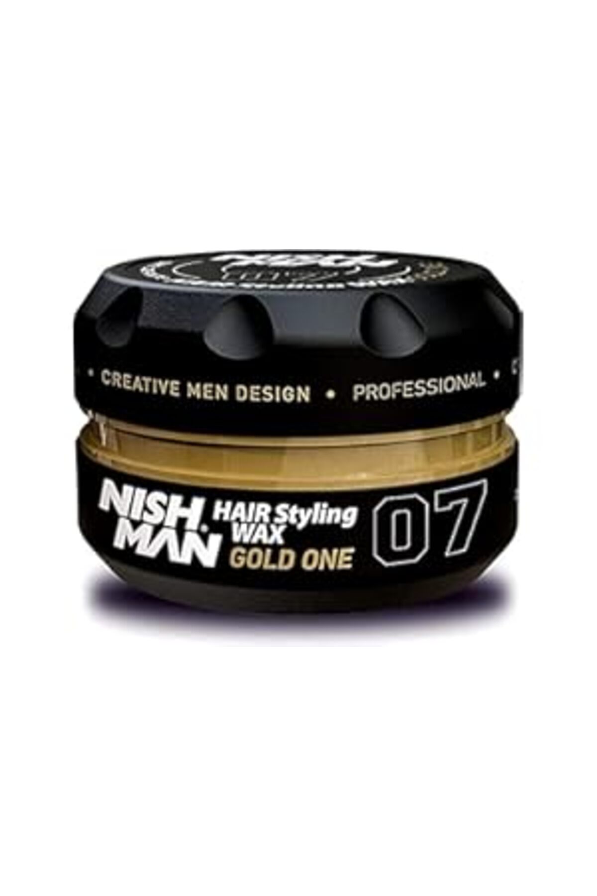 Nishman Saç Şekillendirici Wax 07 Gold One, 150 ML | Tüm Saç Tipleri | Ekstra Güçlü, Islak ve Parlak