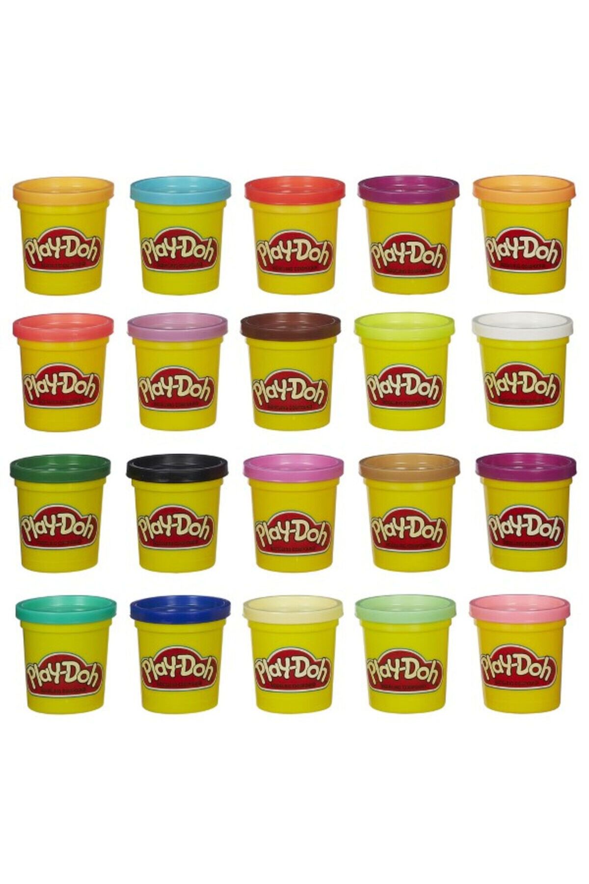 Moschino-Play-Doh A7924EUC modeling clay set, 20 jars, multicolor 5