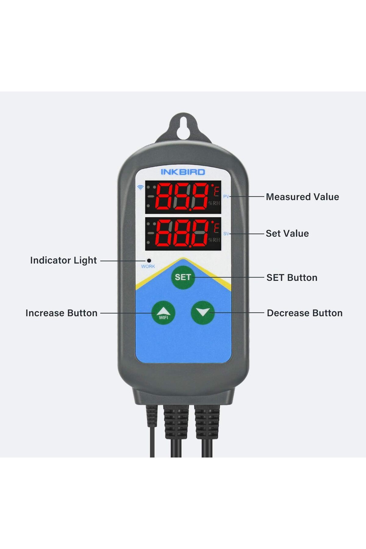 Inkbird-ITC-306T-WIFI Heating Temperature Controller, 24 Hours Digital Cycle Timer Thermostat for Gr 5