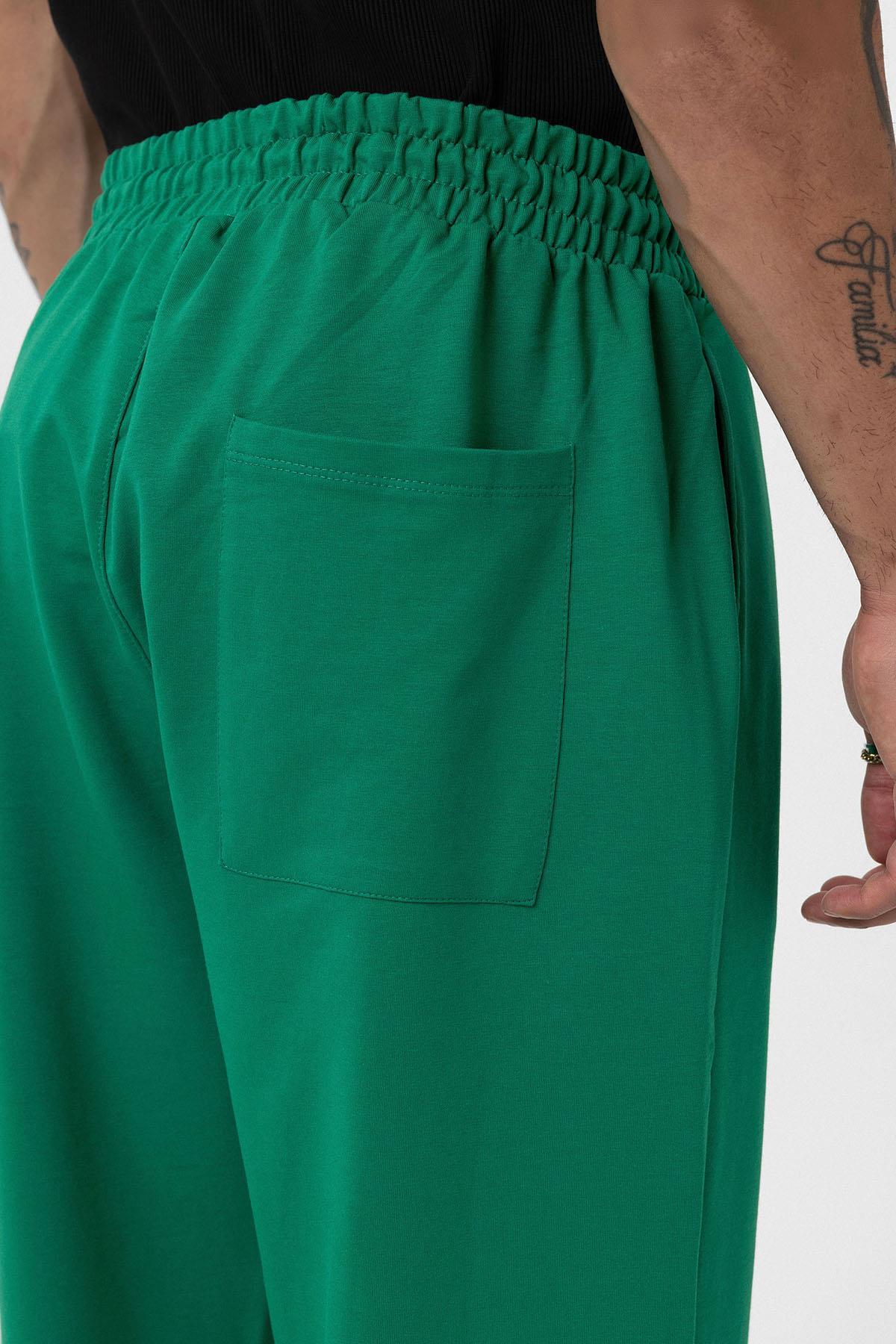 Paça Lastikli Basic Oversize Eşofman Takımı Nefti — رنگارنگ 30-123 — تصویر 6 از 7