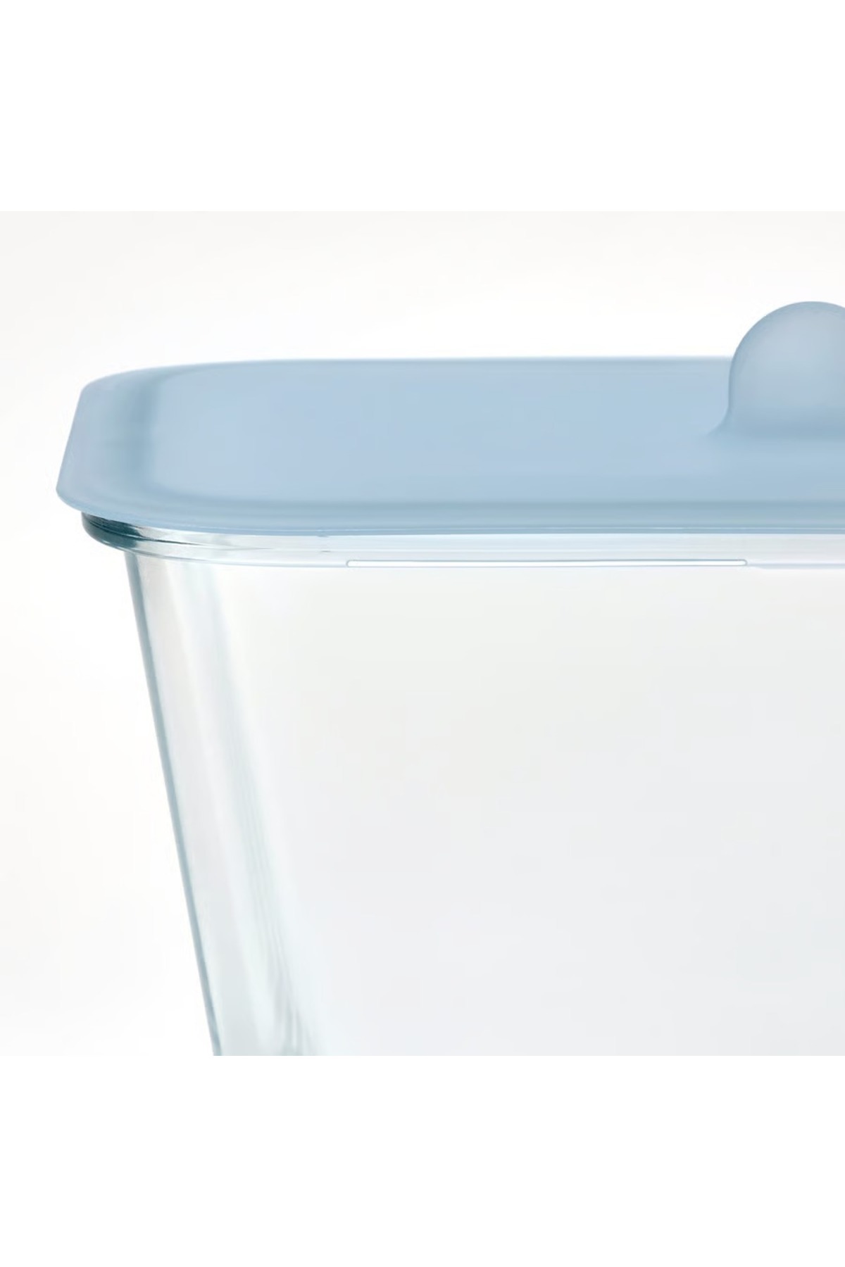 IKEA-Food container with lid, rectangular glass/silicone, 1.8 l 3