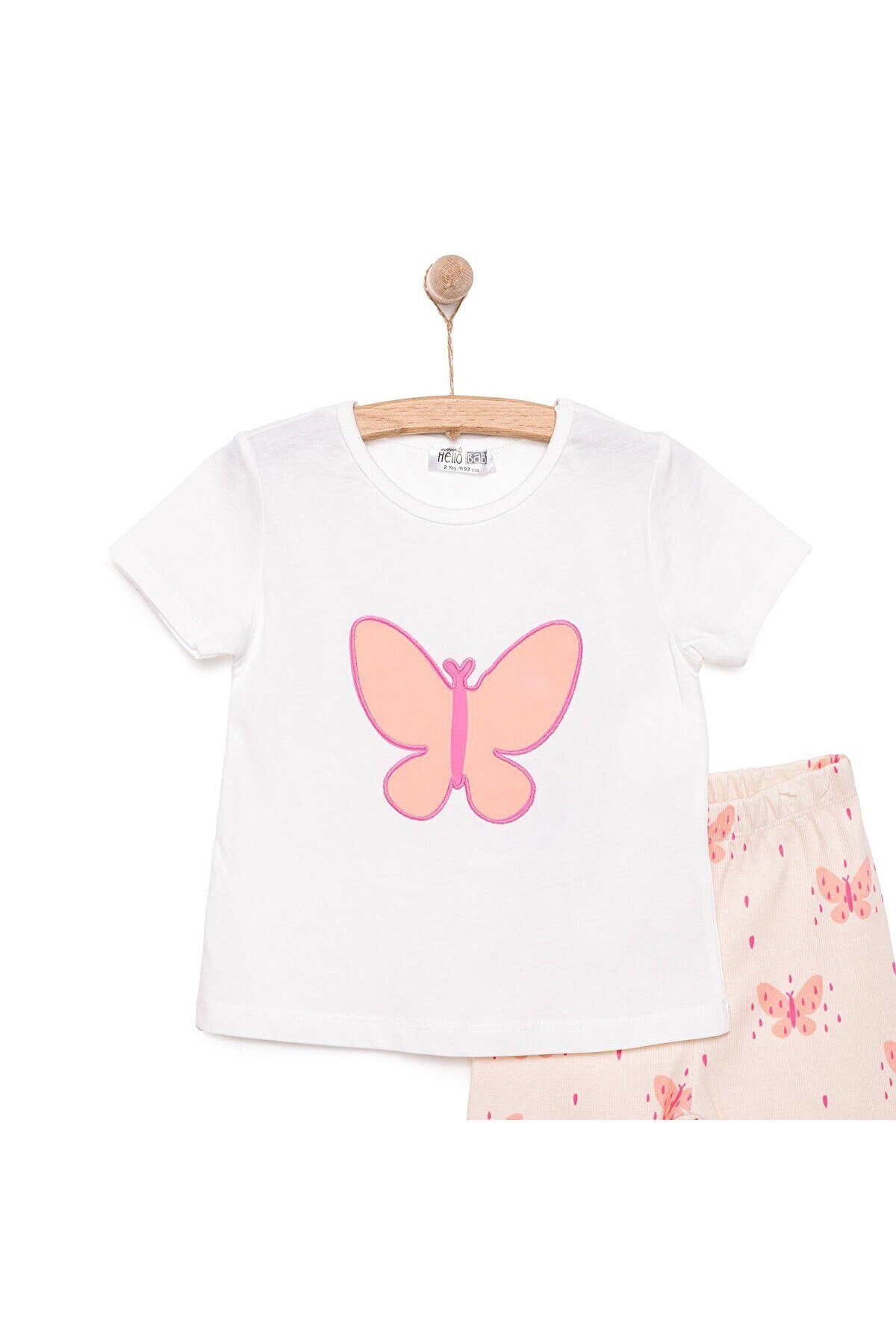 ebebek Hello Baby HelloBaby Motto Girl Tshirt-Tayt fotoğrafı 3 (önizleme)