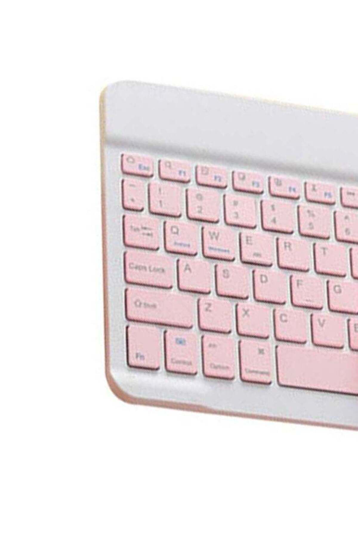 COOYA-Wireless Bluetooth Three System Universal Mobilephone and Tablet Keyboard with Mouse Set , Pink 5