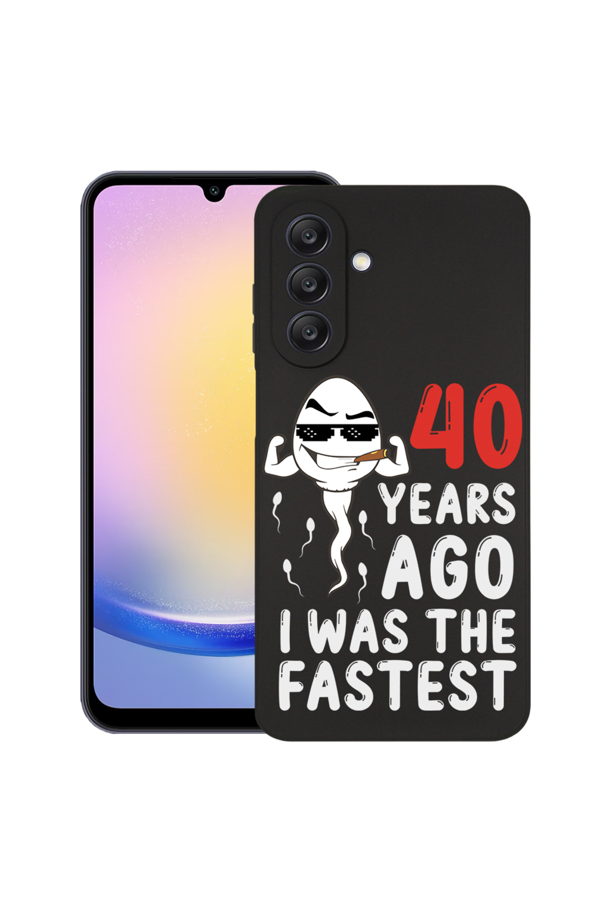 bestcase Husă Subțire Din Silicon Pentru Samsung Galaxy S25 Edge, Acum 40 De Ani, 1988289 B 1900 - One Size