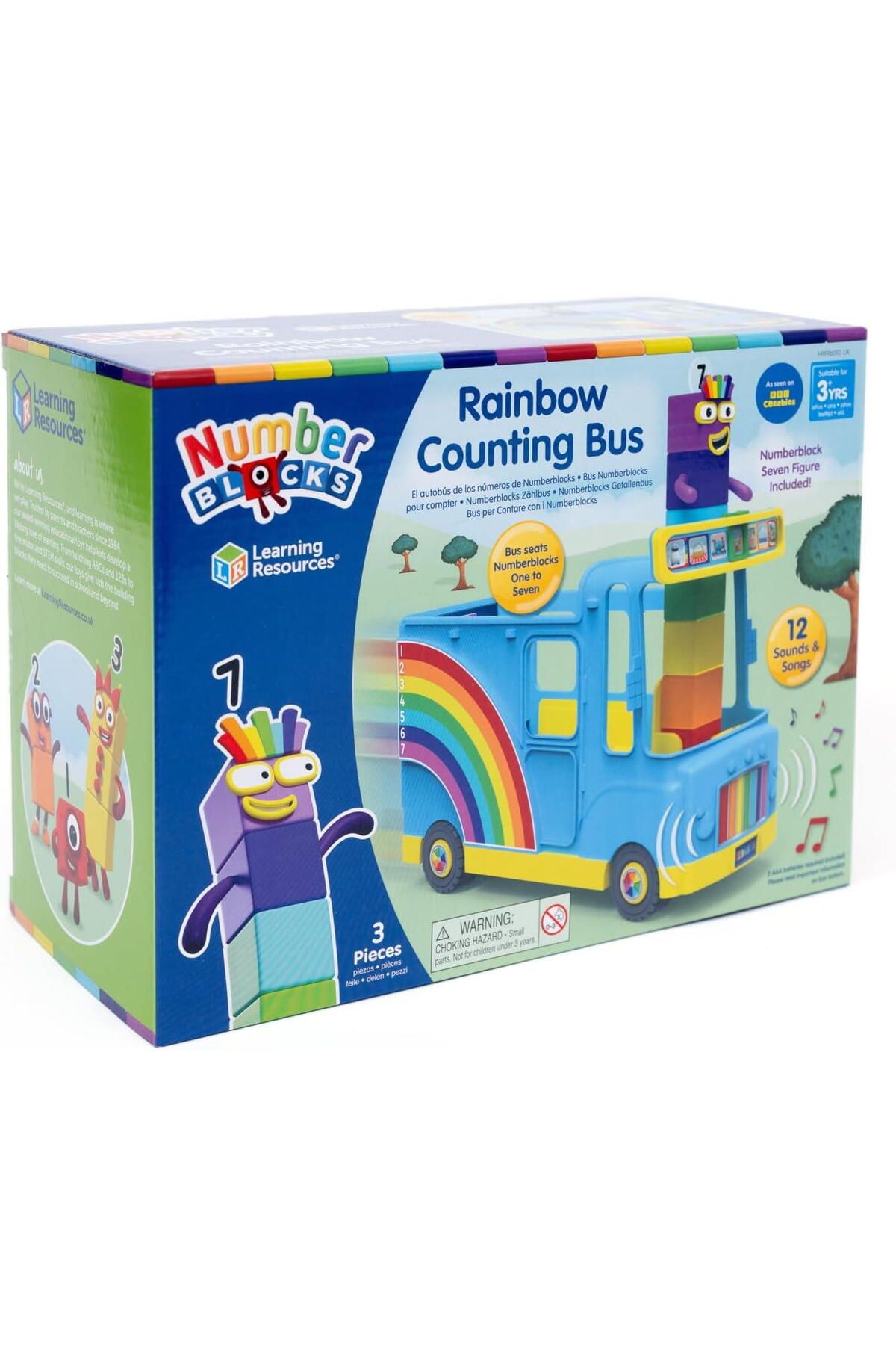 Hand2Mind-Set joc de rol Numberblocks Autobuzul Curcubeu, multicolor 5