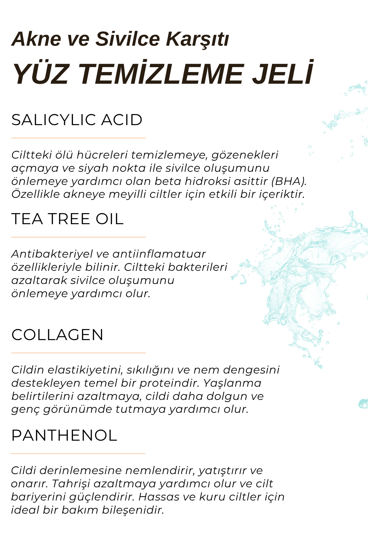 Akne ve Sıvilce Karşıtı, Arındırıcı, Temizleyici, Yüz Temizleme Jeli 200 ml — DRYY01 — تصویر 3 از 5