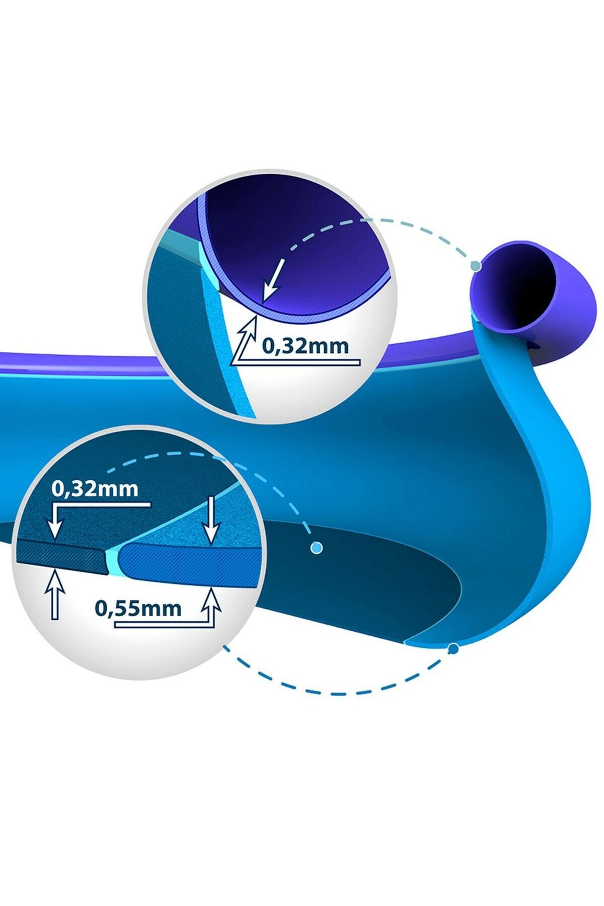 Nose-Intex Easy Set Inflatable Pool 396 x 84 cm 5
