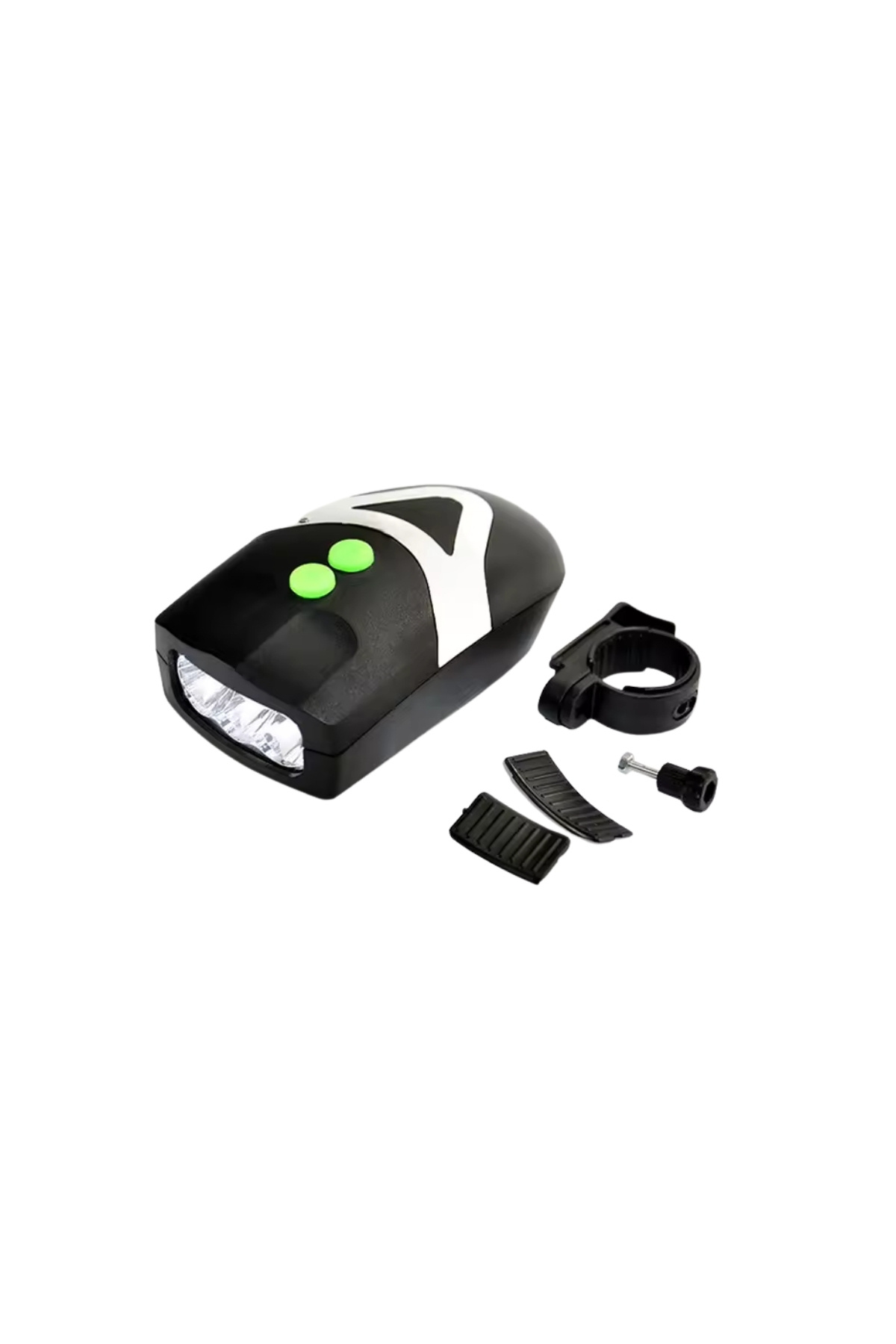 layfhex Bisiklet Kornası ve Ön Farı 2 in 1 Pilli