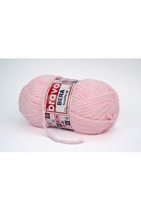 Bravo Bera Kadife İplik 100 Gr 120 Metre (Renk Kodu: 911) Toz Pembe
