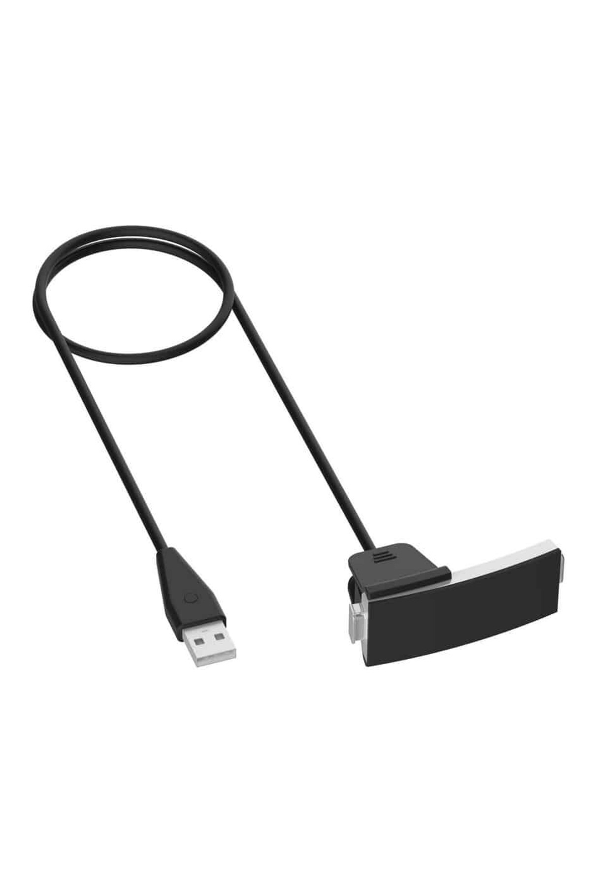 Edman-Charging Cable for Fitbit Alta HR Bracelet with Restart Function, Black 3