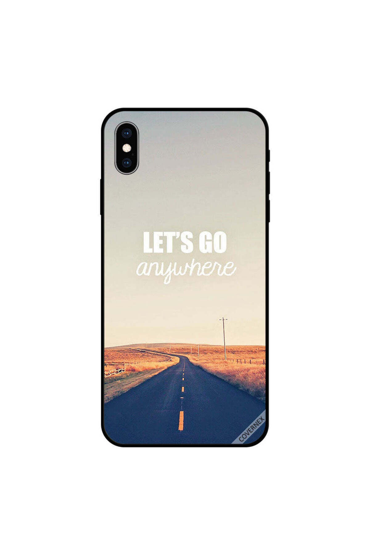 Covernex-iPhone XS MAX Case Cover Let's Go Amywhere 1