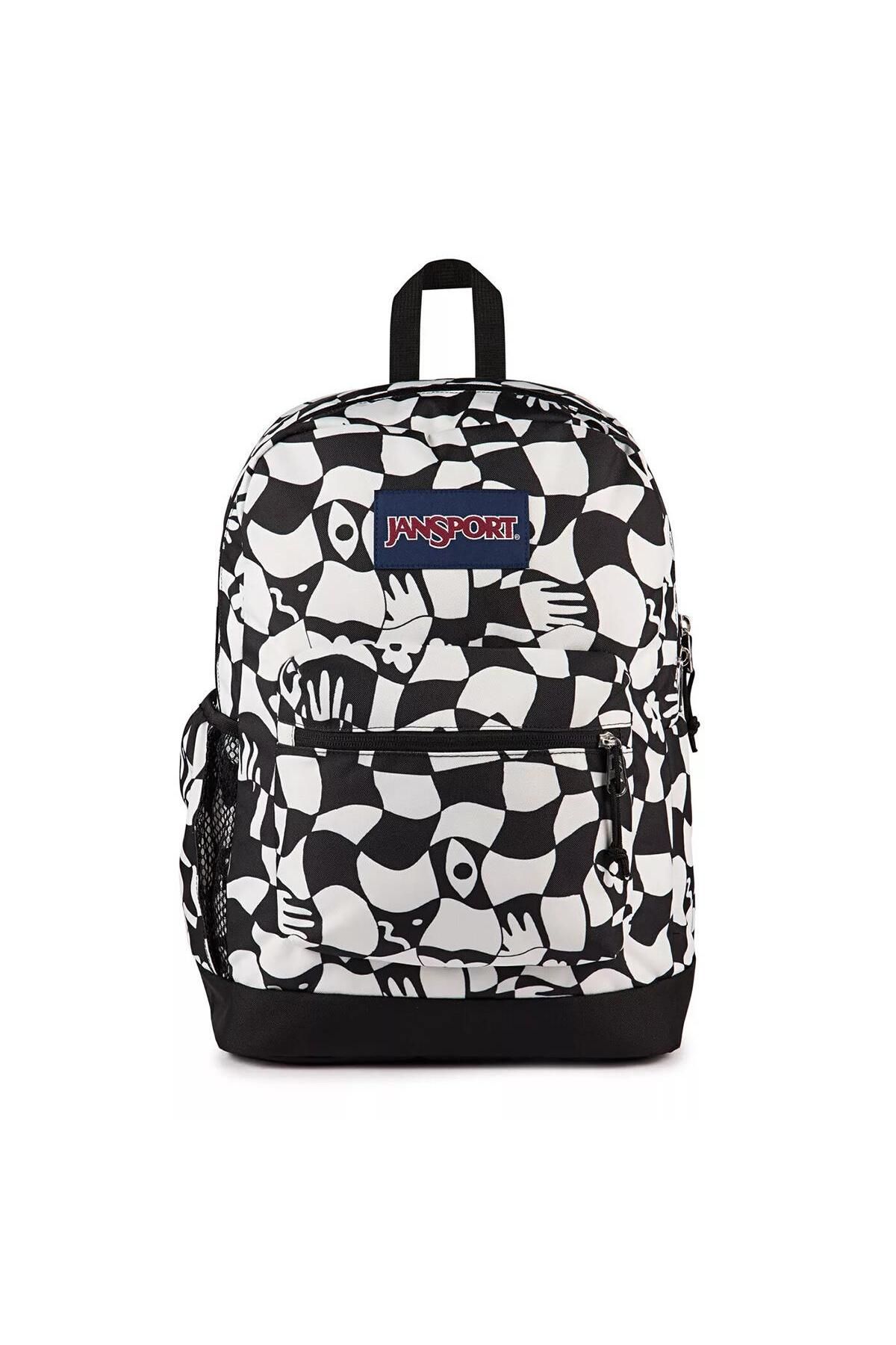 Jansport-Jansport Printed Backpack with Adjustable Straps and Zip Closure - 15x32x42 cms 1