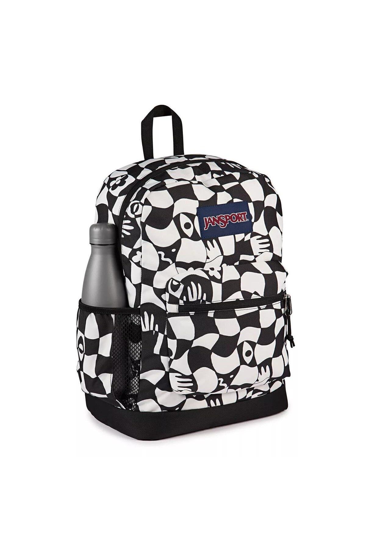 Jansport-Jansport Printed Backpack with Adjustable Straps and Zip Closure - 15x32x42 cms 4