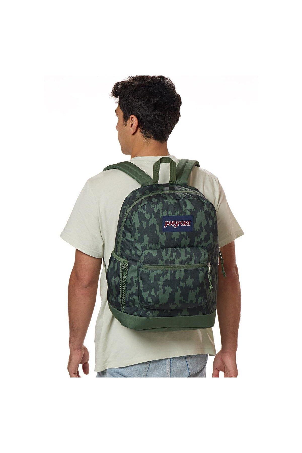 Jansport-Jansport Printed Backpack with Adjustable Straps and Zip Closure - 15x32x42 cms 3