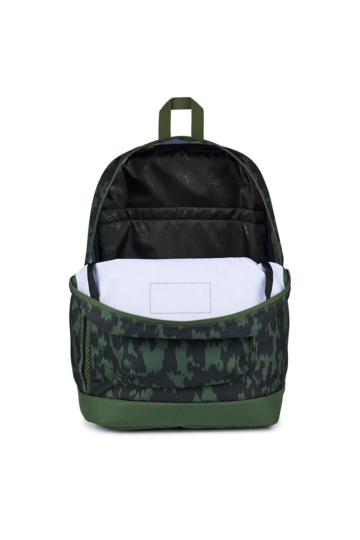 Jansport-Jansport Printed Backpack with Adjustable Straps and Zip Closure - 15x32x42 cms 2