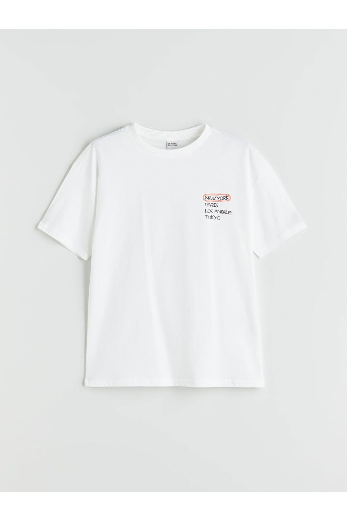 LC Waikiki-New Season Crew Neck Men's T-Shirt - S5R019Z4 1