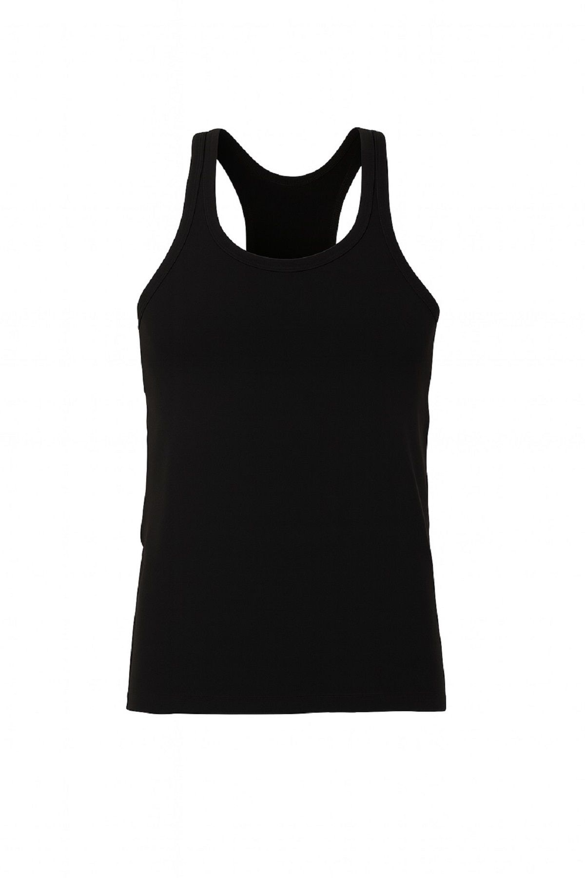 Eros-2 Pack, Cross Back Strap, Cotton & Lycra, Compact Men's Sports Singlet Set, Black 2