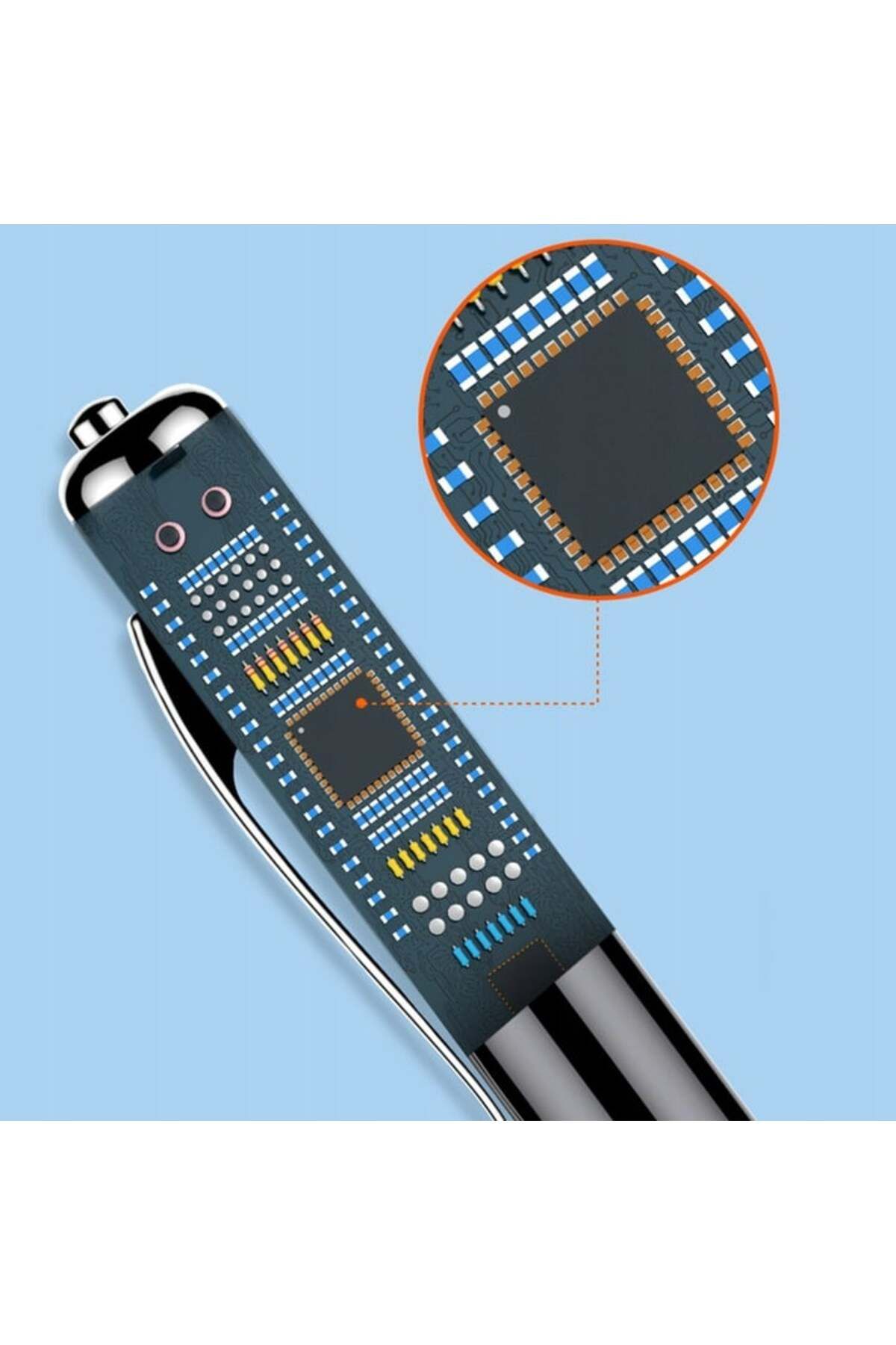NewEvo-Spy recorder integrated into a pen, NewEvo®, 32 GB memory included, Noise Reduction 6