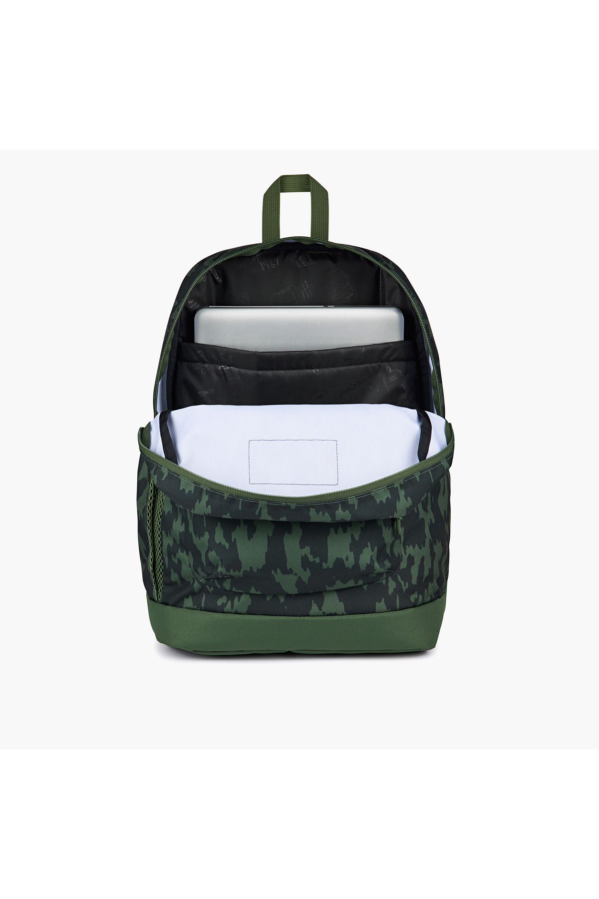 Jansport-حقيبة ظهر مطبوعة من جانسبورت بأحزمة قابلة للتعديل وسحاب للإغلاق - ١٥×٣٢×٤٢ سم 5