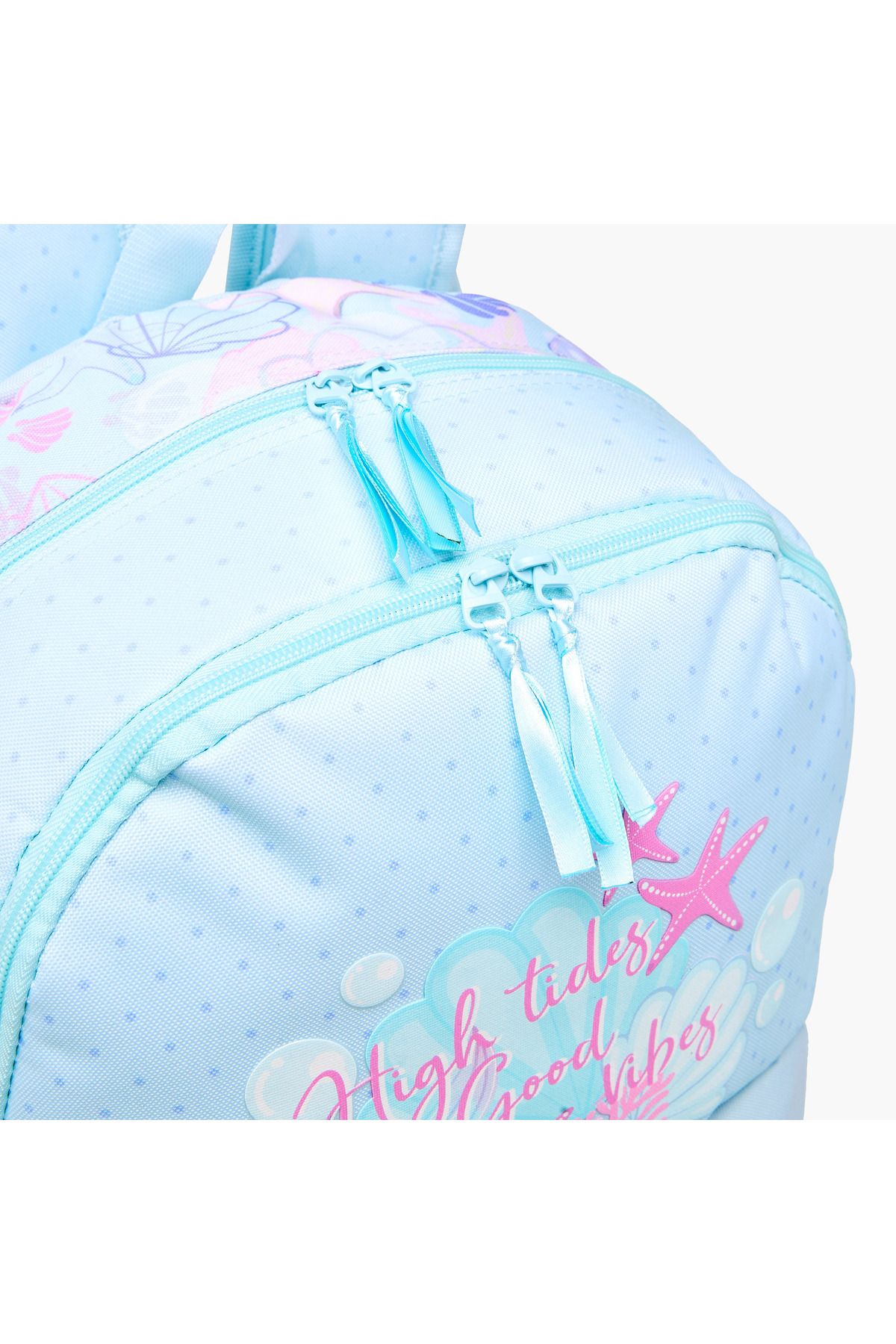 Roll-Road Printed Backpack with Adjustable Straps and Zip Closure - 33x46x17 cms 5