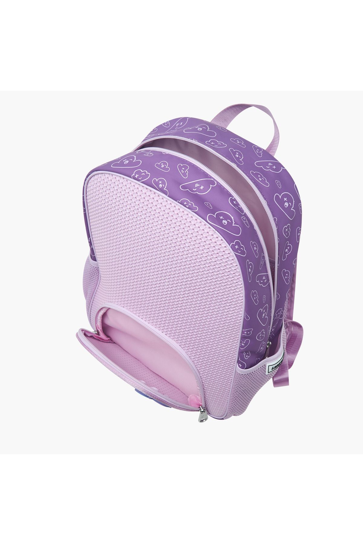 Light and Nine-Light & Nine Textured Backpack with Adjustable Shoulder Straps and Zip Closure - 32x15x41 cms 8
