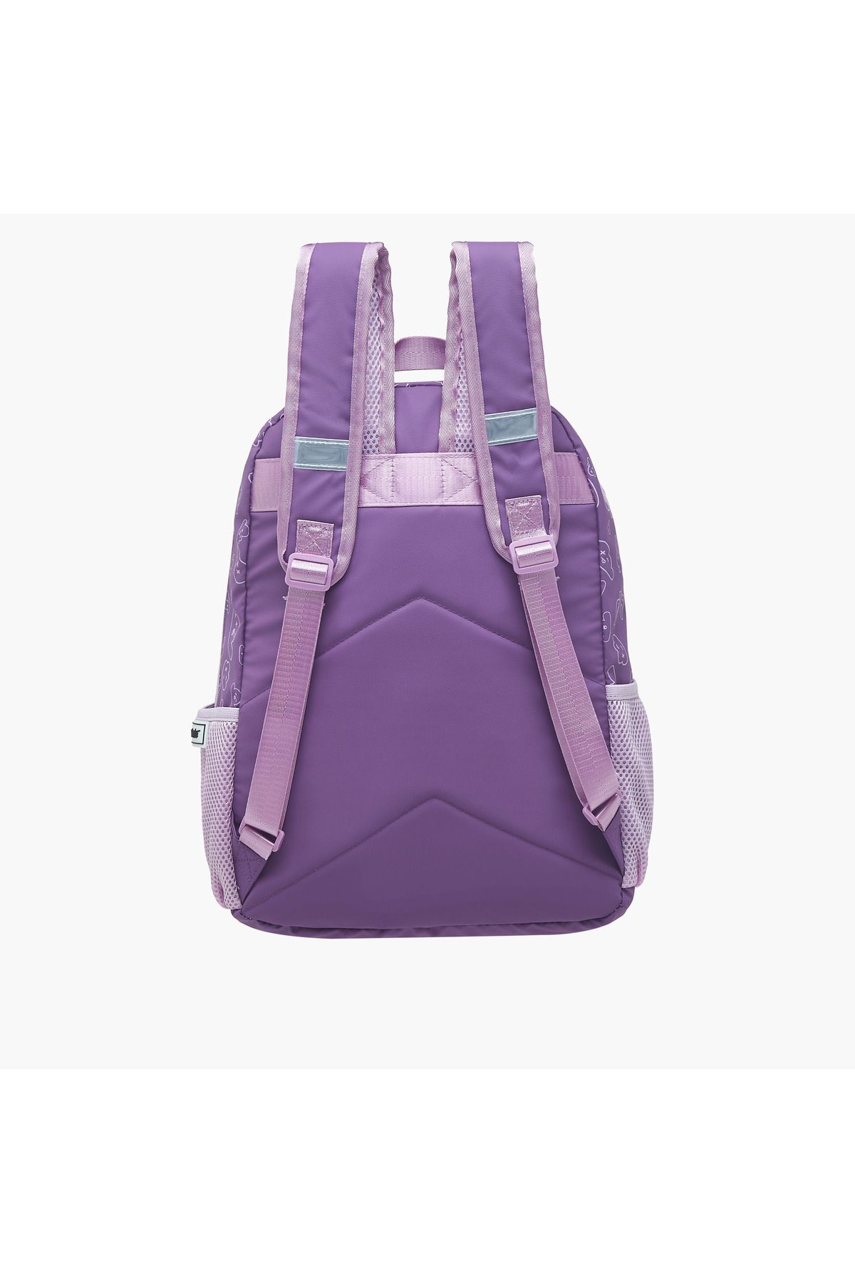 Light and Nine-Light & Nine Textured Backpack with Adjustable Shoulder Straps and Zip Closure - 32x15x41 cms 4