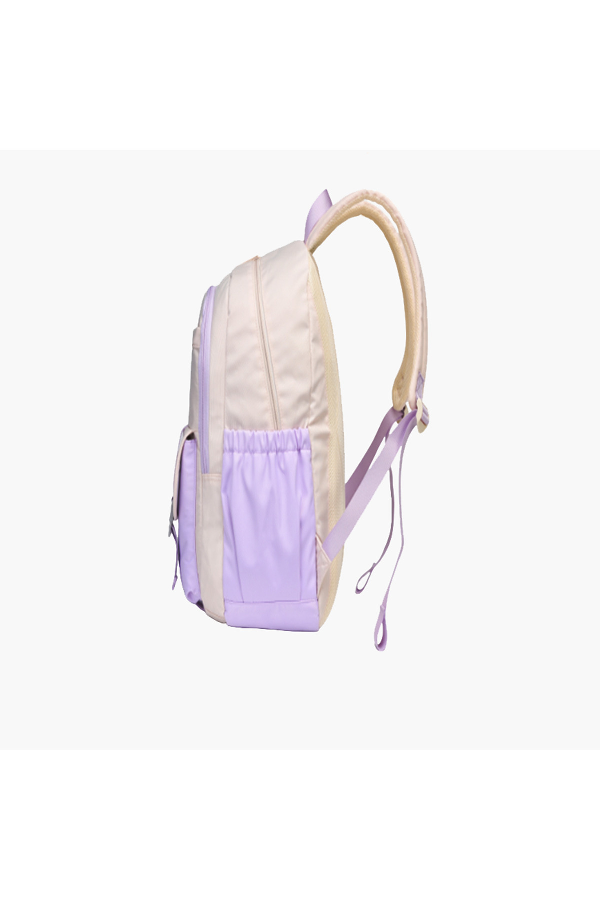 Atlas-Colourblock Backpack with Zip Closure and Adjustable Straps - 28x10x47 cms 2