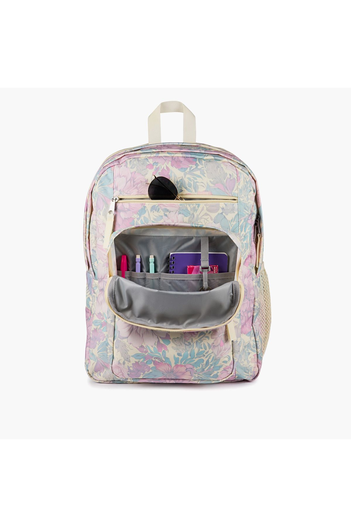 Jansport-حقيبة ظهر جانسبورت مطبوعة بالكامل مع أحزمة قابلة للتعديل وسحاب للإغلاق - ١٩×٣٣×٤٤ سم 6