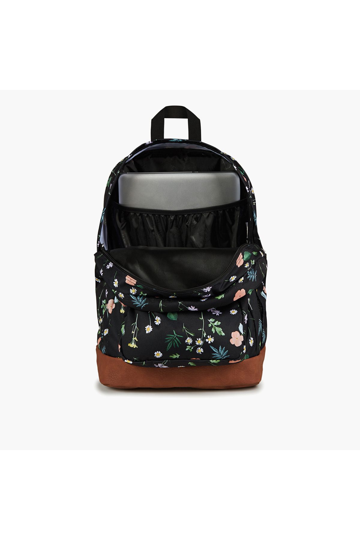 Jansport-Floral Print Backpack with Adjustable Straps and Zip Closure - 21x31x44 cms 5