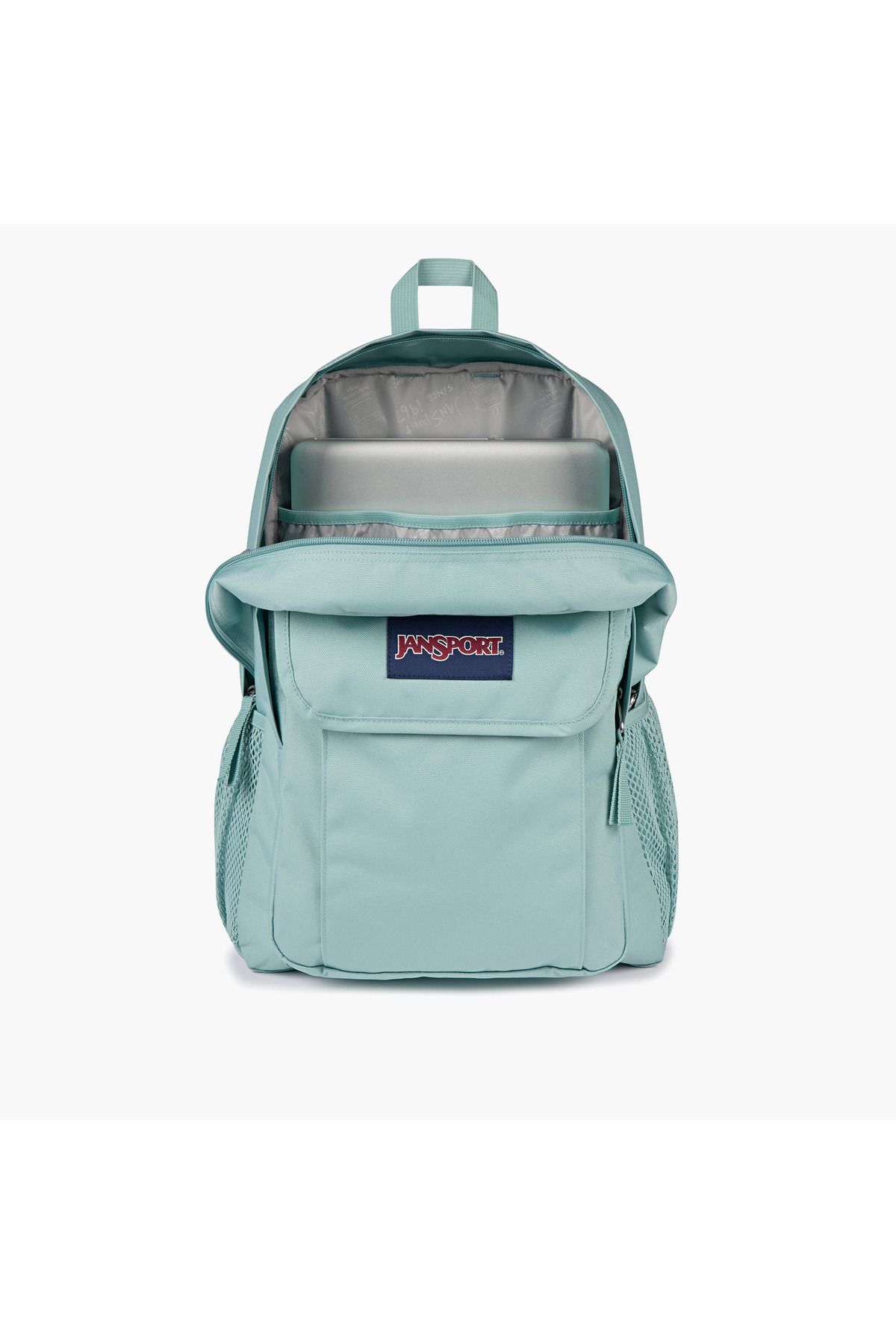 Jansport-Solid Backpack with Adjustable Straps and Zip Closure - 14x32x42 cms 5