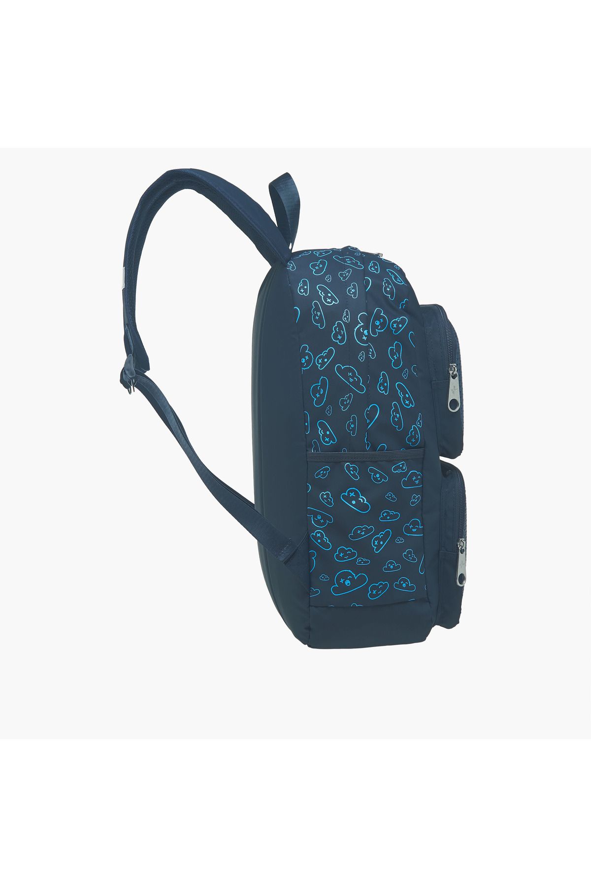 Light and Nine-Light & Nine Textured Backpack with Adjustable Shoulder Straps and Zip Closure - 44x31x14 cms 3