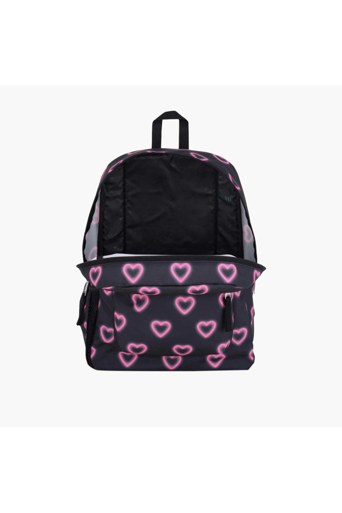 Jansport-Heart Print Backpack with Adjustable Straps and Zip Closure - 60.02x39.7x45.72 cms 5