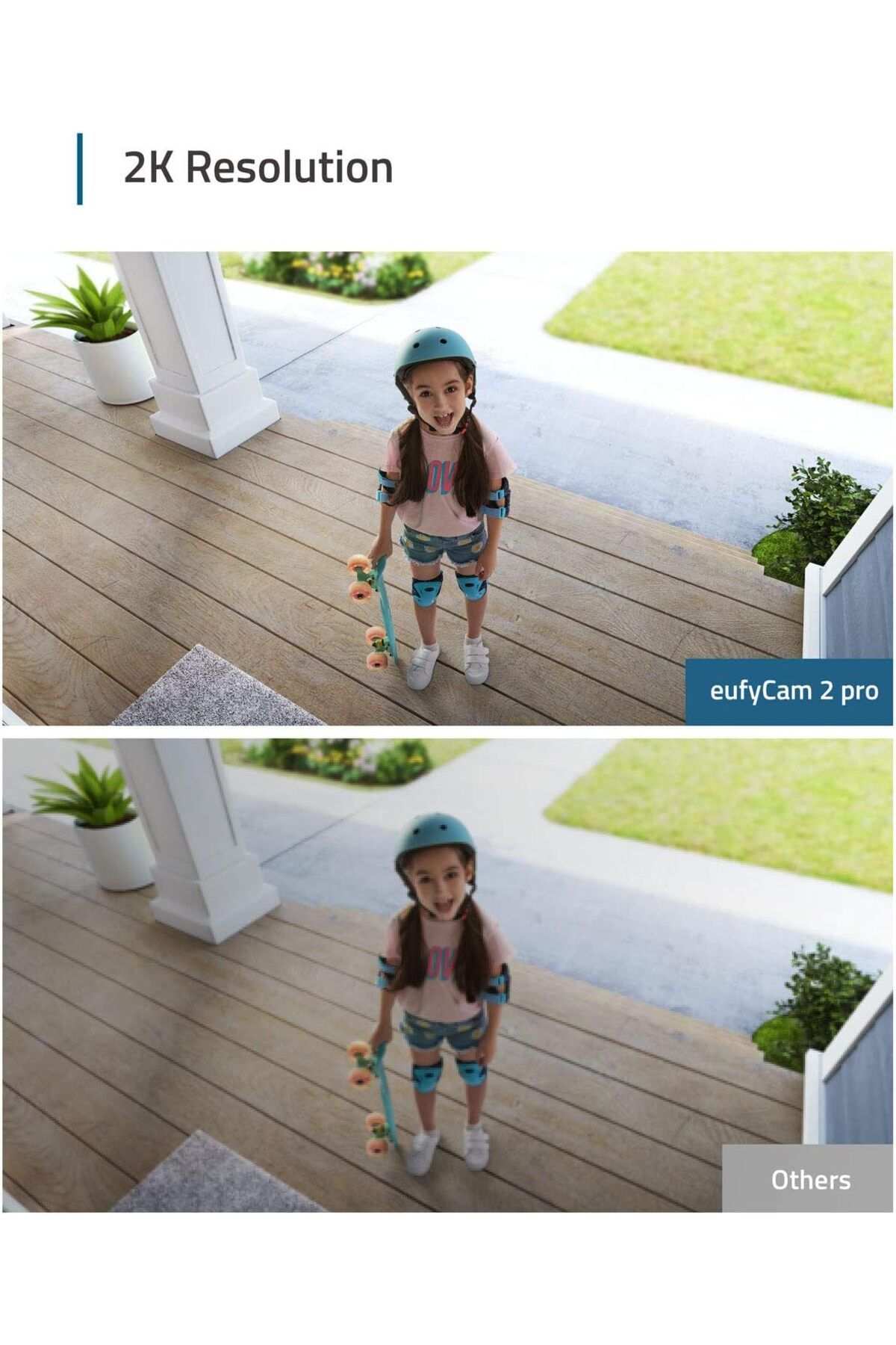 eufy-الأمان، كاميرا eufyCam 2 Pro اللاسلكية الإضافية للأمن المنزلي، بدقة 2K 3