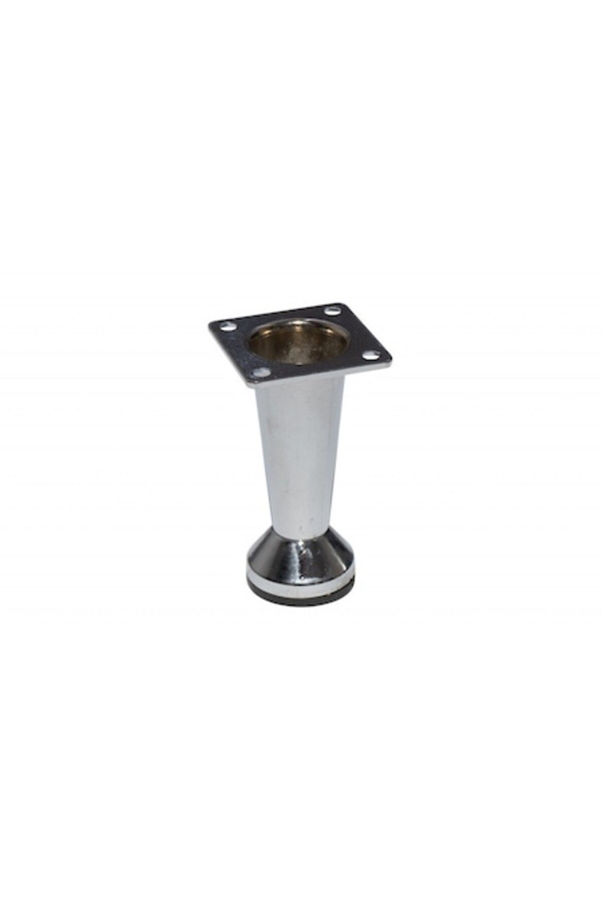 IDEAL FEROLUC-Picior De Mobilier Metalic Reglabil, H=80 Mm, Conic, Finisaj Cromat/set De 4 Bucati 1
