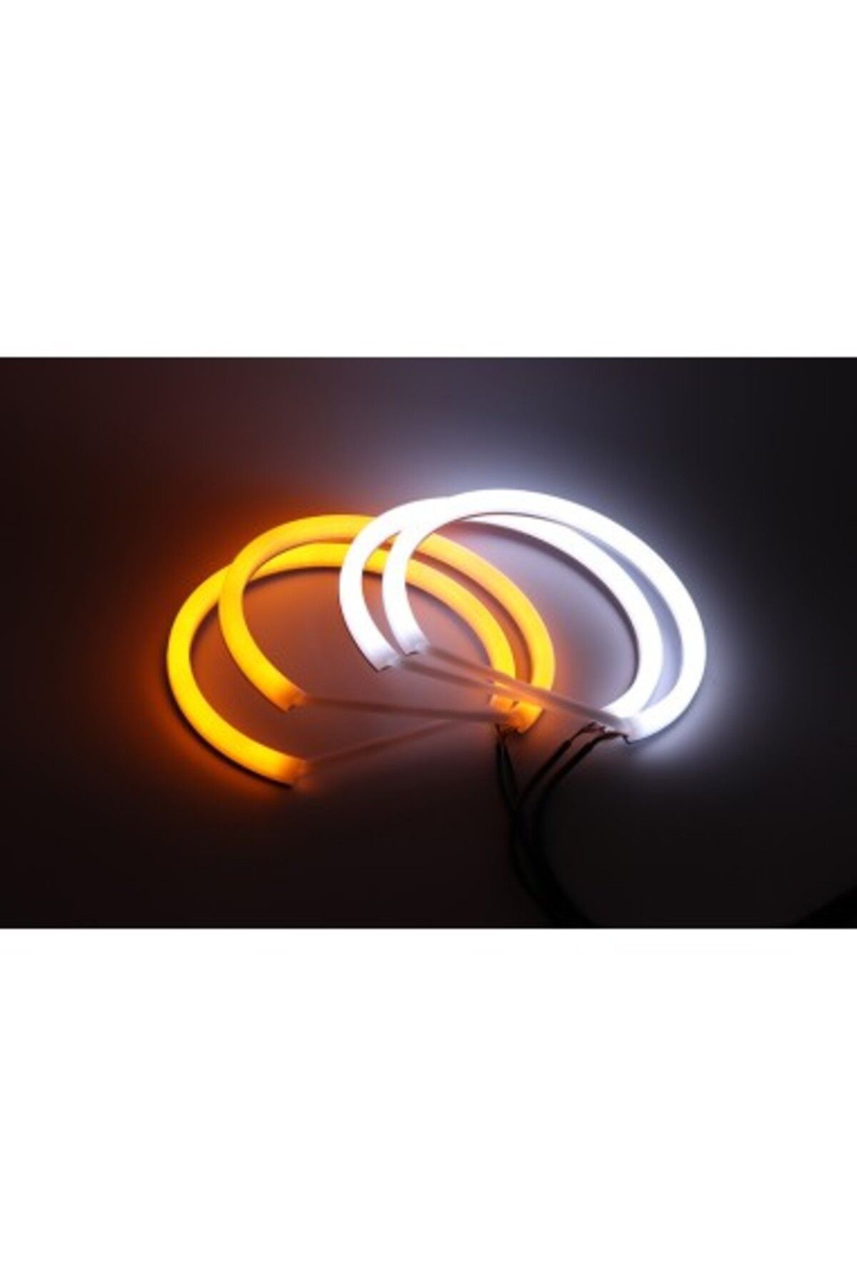 Xenon Bright-Angel Eyes LED COTTON Kit with turn signals for BMW E39 Facelift - 4x127 3