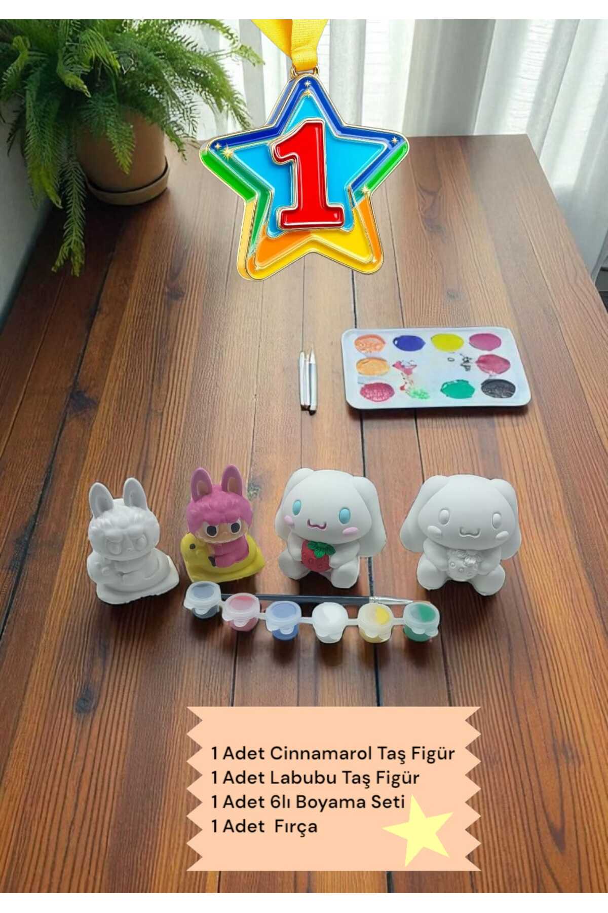 Labubu and Cinnamorroll XXL Stone Painting Figure Child Development Mother Child Activity Stone Painting Set