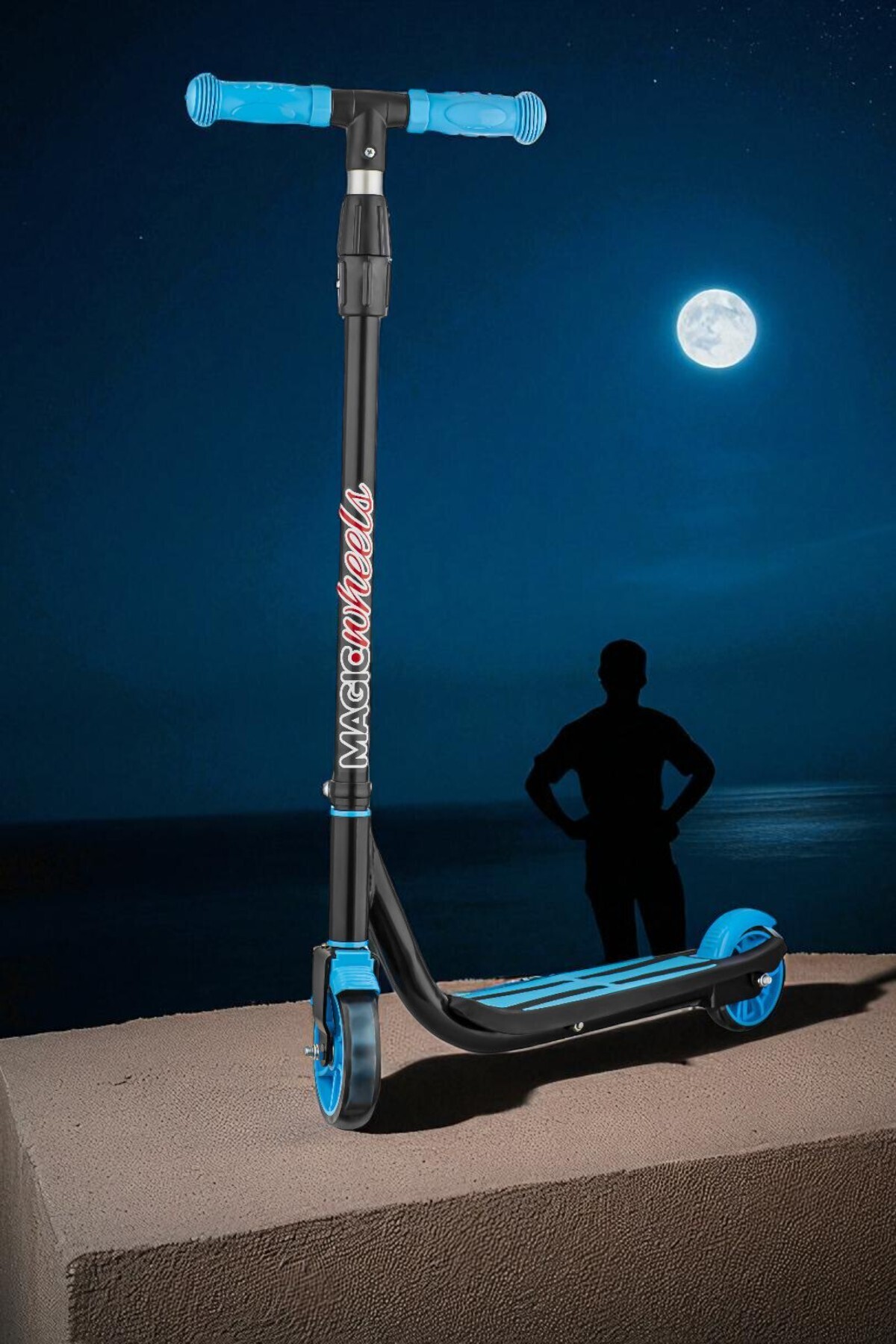 BRN Oyuncak Magic Wheels Işıklı 4 Yaş Üzeri 2 Tekerlekli Twist Model Çocuk Scooter