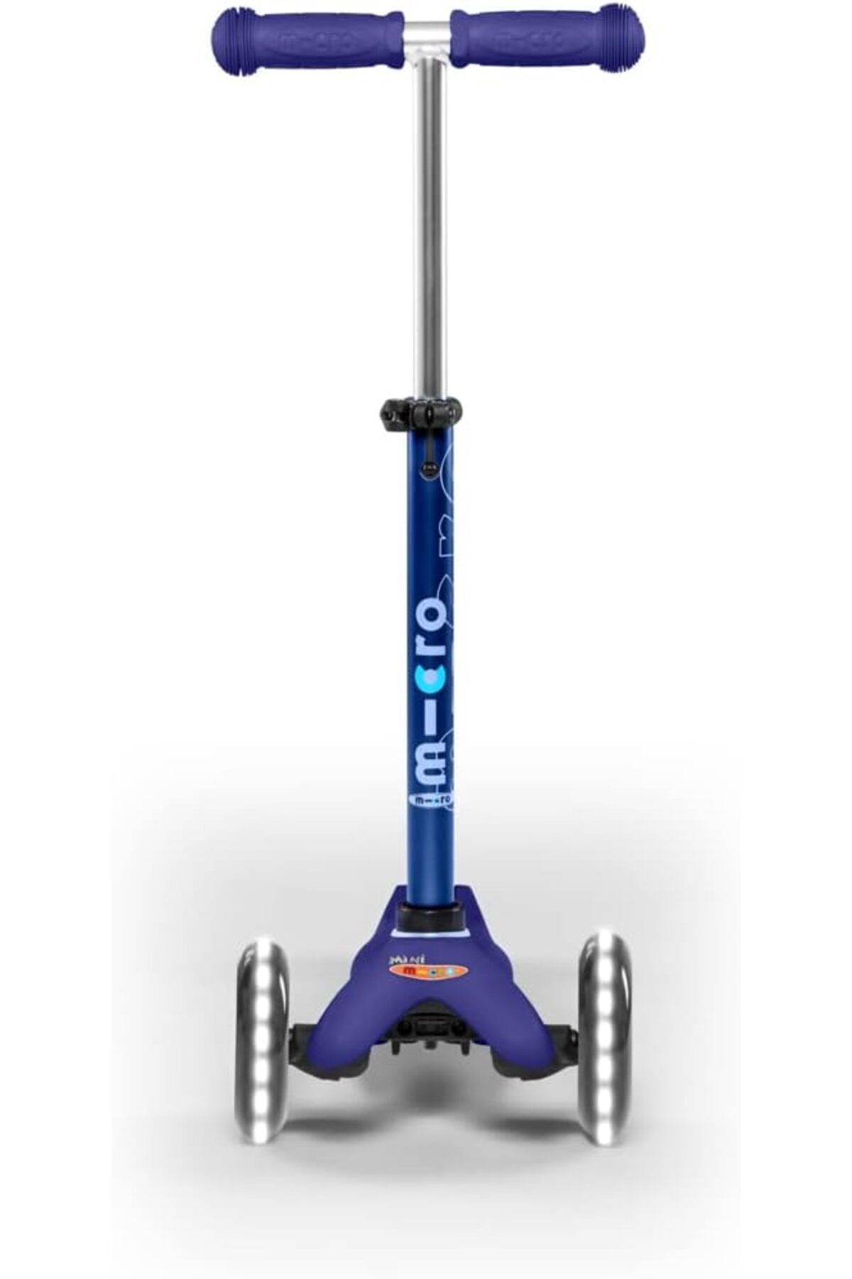 Micro-Scooters - Mini Deluxe Blue with LED Wheels MMD142 |Adjustable Handlebar |3 Wheels |Max Load 5 4