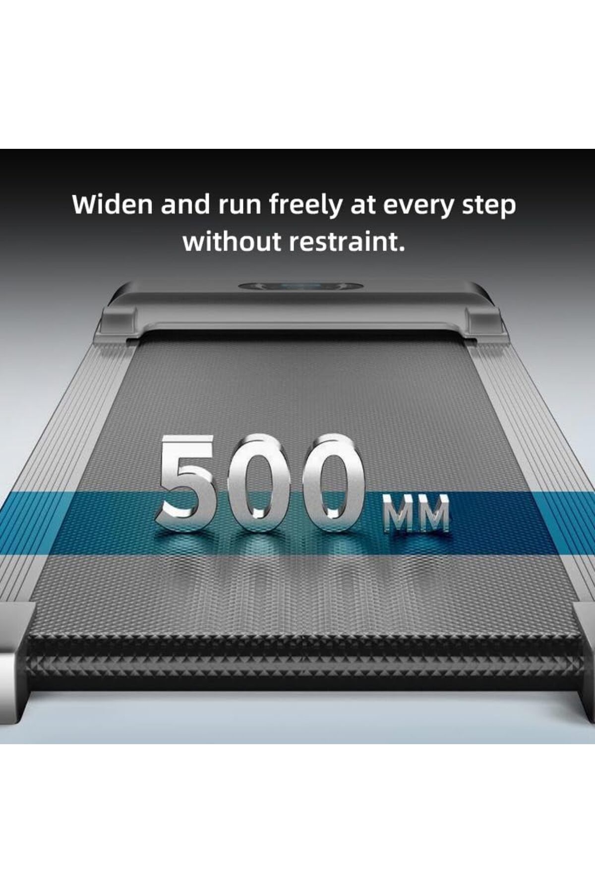 Rovyfota-Walking Pad, Under Desk Treadmill for Home Office, 2 in 1 Portable with Remote Control 3