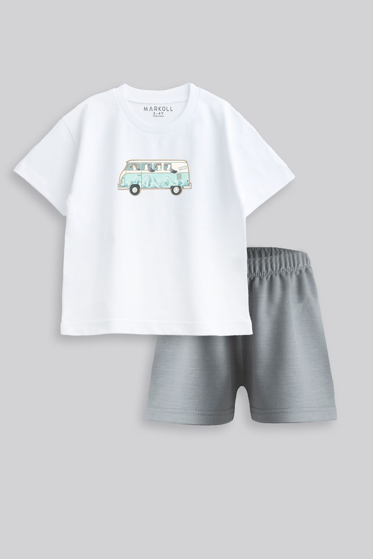 MARKOLL-1-5 Years Old Children's Bottom Top Set Shorts Set 1