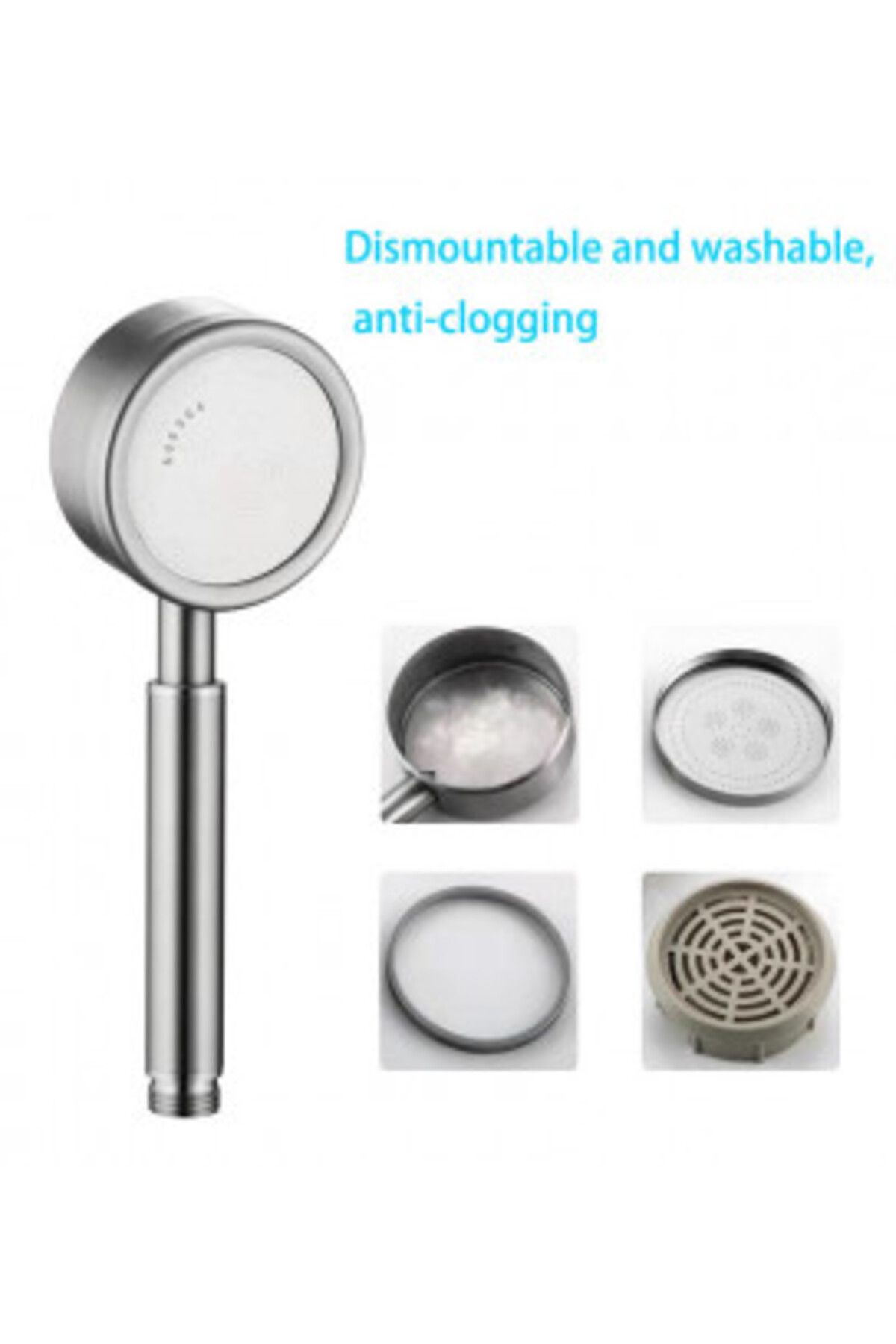Blusmart-Showerhead for water saving with support and hose included 3