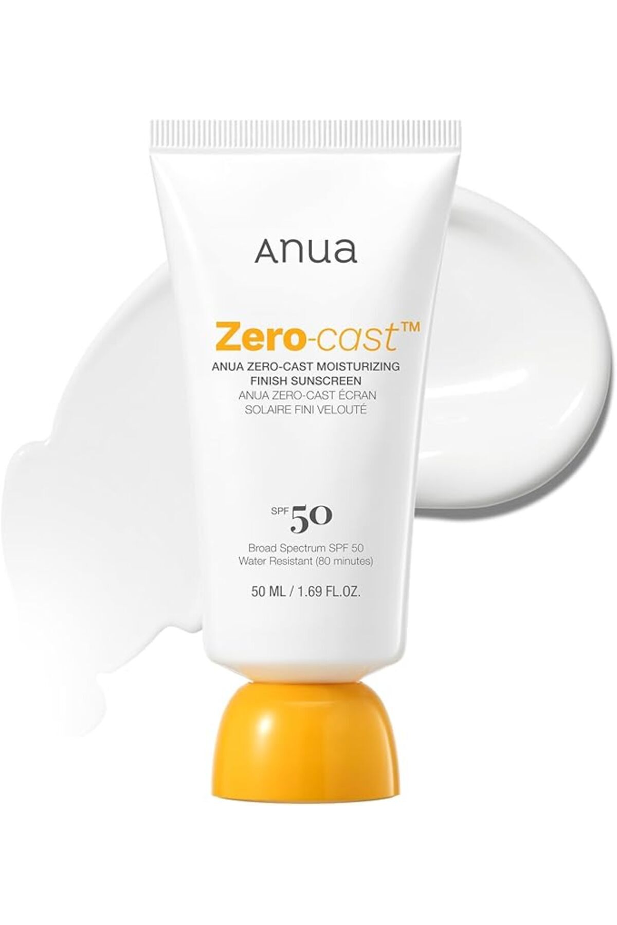 ANUA-Zero-Cast Moisturizing Finish Sunscreen,SPF 50 1