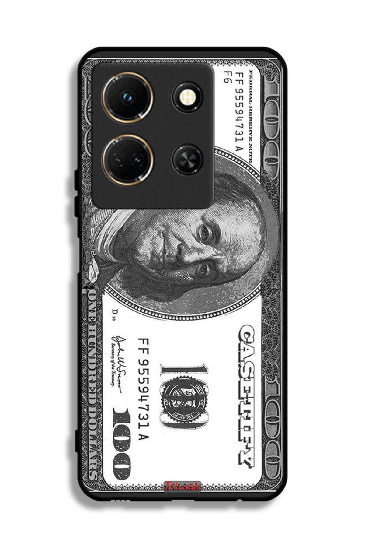 Tolwak-Infinix Note 30 Protective Case Cover Dollar Pattern 1