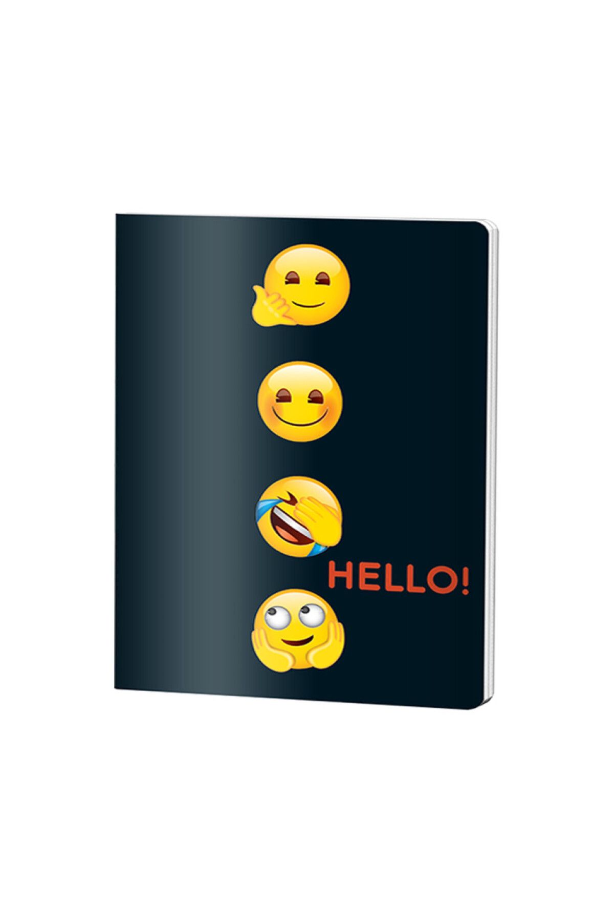 PIGNA-, Notebook A5 48 Pages, Arithmetic Ruling, Emoji Cover, Stapled Binding 1