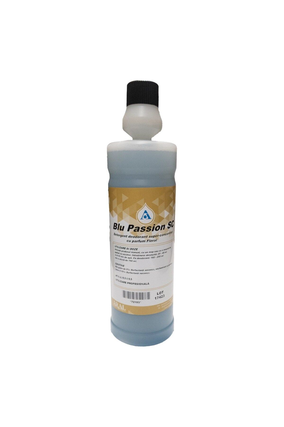 Aral Detergent Dezodorizant Pentru Podele, Super-concentrat Cu Parfum Floral, Aral, Blu Passion Sc, 1l - One Size