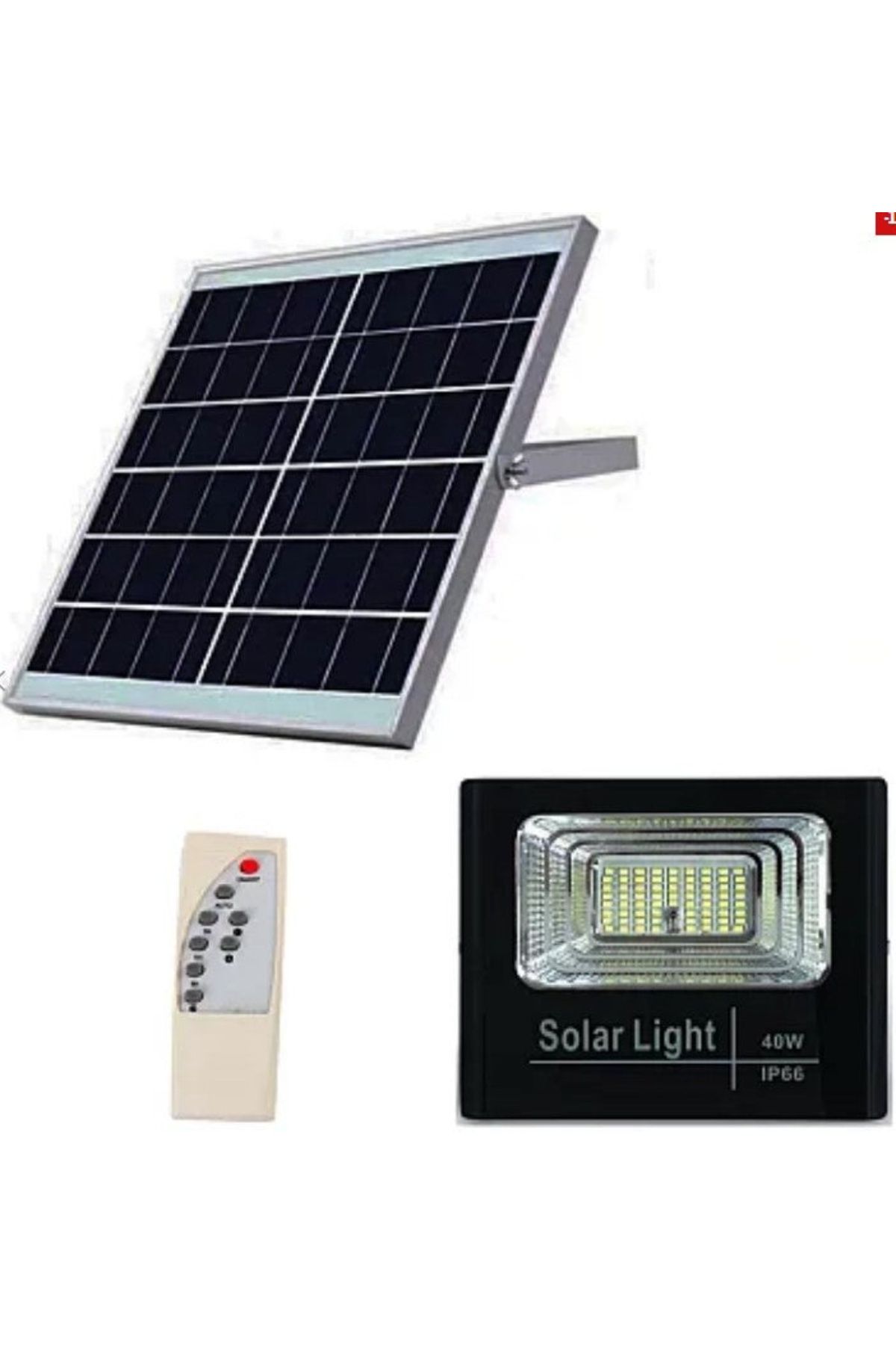 divendi-ro-T-40W Projector Kit with Solar Panel and Remote Control 3