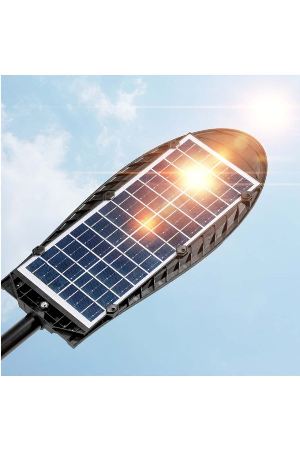 divendi-ro-Solar street lamp W7102B-7 with 20 COB LEDs, motion sensor and remote control, IP65, black 3