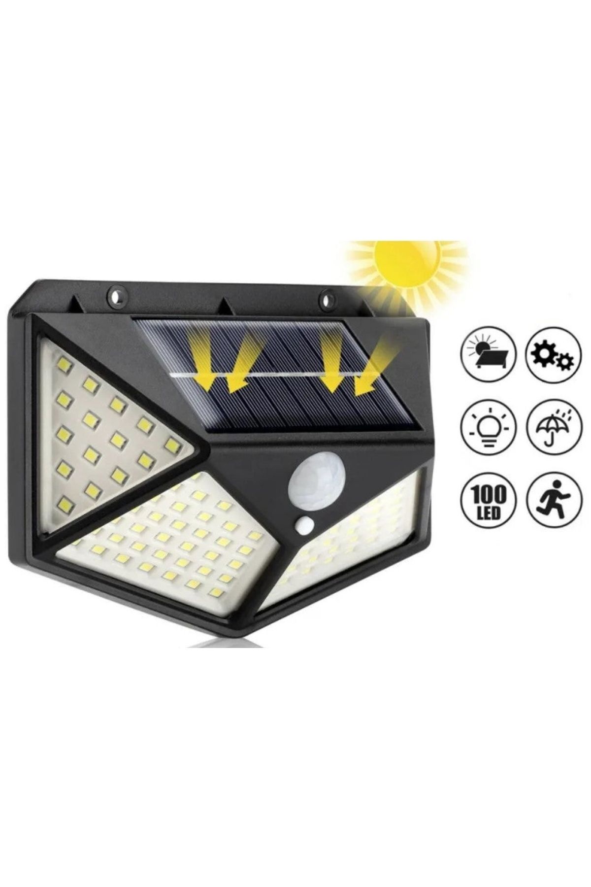 divendi-ro-Set of 3 ULTRA 100 Solar LED Lamps ULTRA 100 LED Solar with motion and light sensor 3 lighting modes 3