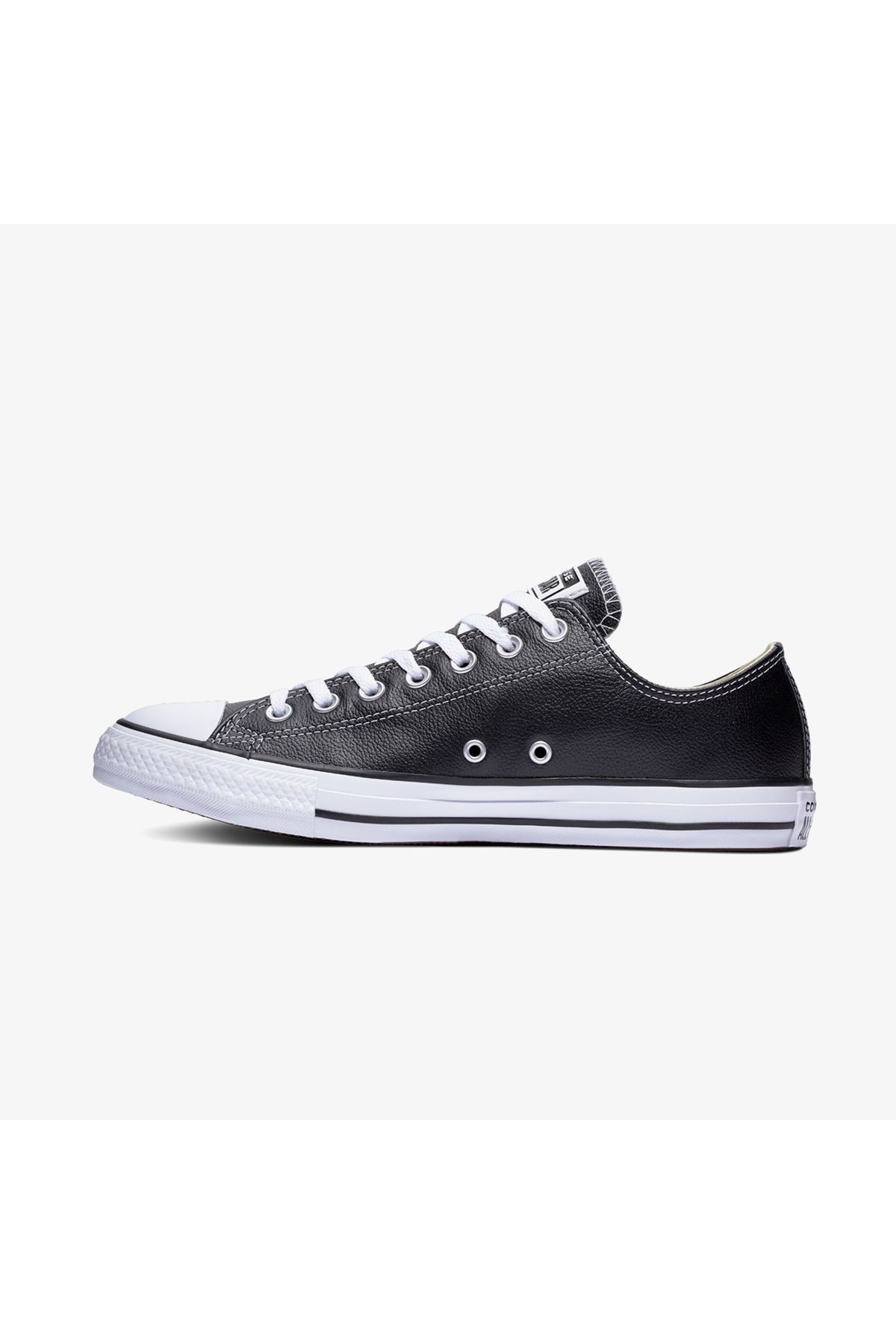 converse-Pantofi casual negri pentru bărbați Chuck Taylor All Star din piele 3